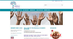 Desktop Screenshot of peninsulawomensnetwork.org