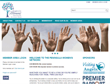 Tablet Screenshot of peninsulawomensnetwork.org